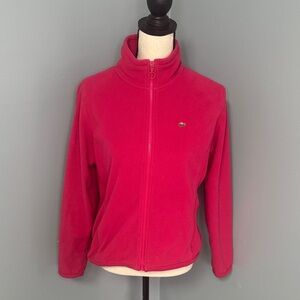 Lacoste Women's Pink Fleece Jacket Sz 44/L